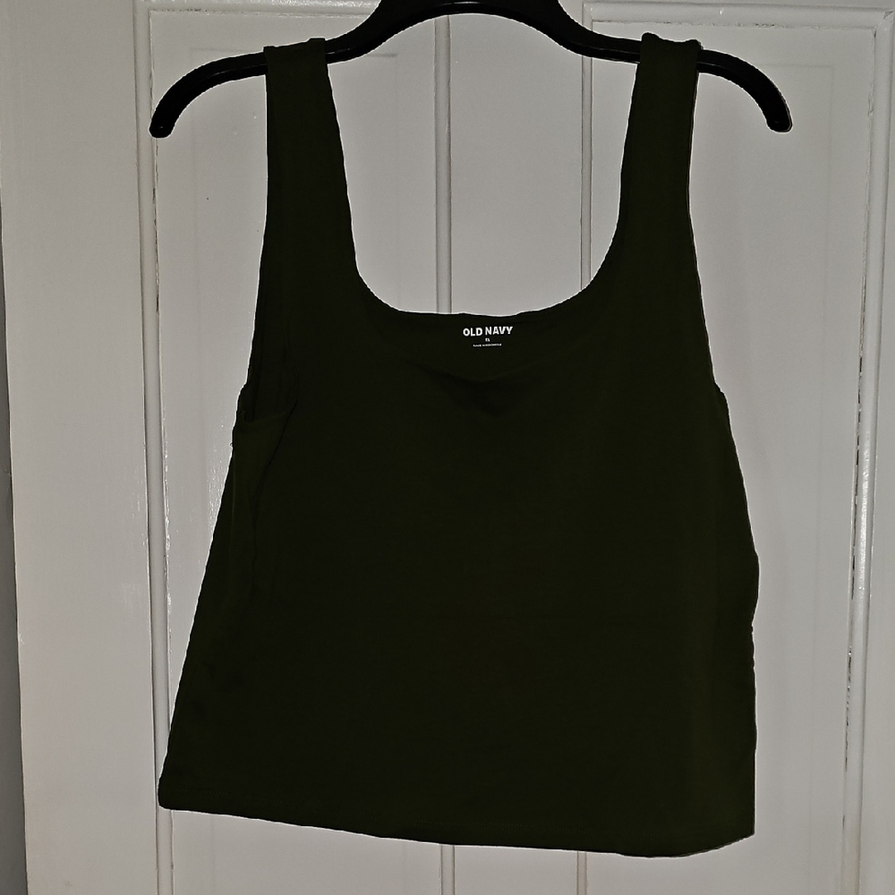 Old Navy Dark Green Women's Tank Top
